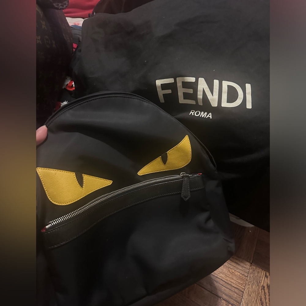 FENDI BACKPACK MONSTER EYES -LARGE